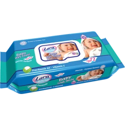 Nəm salfetlər uşaq üçün Lara Fresh Baby Qapaq ilə 72 əd