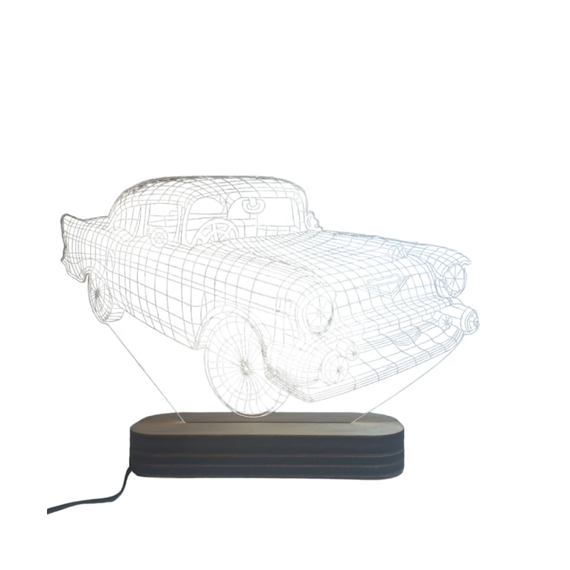 3D-gecə lampası TVY-01, 20x14 sm, yaşıl