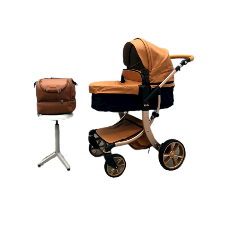 Детская коляска Kidilo 609, оранжевый