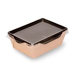 Одноразовые контейнеры для салата Loyal-1562942079, 100 шт, коричневые Одноразовые контейнеры для салата Loyal-1562942079, 100 шт, коричневые