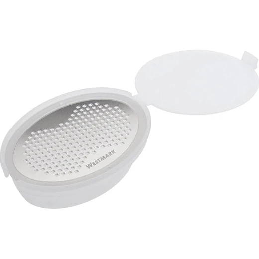 Терка Westmark Technicus Nut, 9.6x6.7x3.1 см, нержавеющая сталь, белый Терка Westmark Technicus Nut, 9.6x6.7x3.1 см, нержавеющая сталь, белый