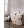 Комод Letta, ЛДСП, белый/бежевый, 90x30x90 см Комод Letta, ЛДСП, белый/бежевый, 90x30x90 см