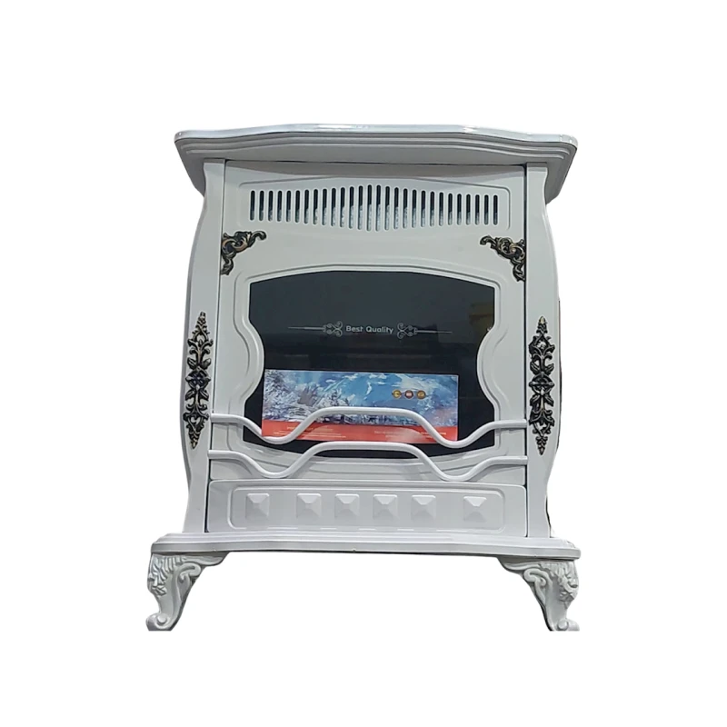 Печь-камин Mahshid Davam Ks0171, металл, белый, 72x86x35 см Печь-камин Mahshid Davam Ks0171, металл, белый, 72x86x35 см