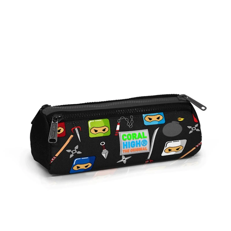 Пенал-футляр Coral High 22325, 7x7x22 см, черный Пенал-футляр Coral High 22325, 7x7x22 см, черный