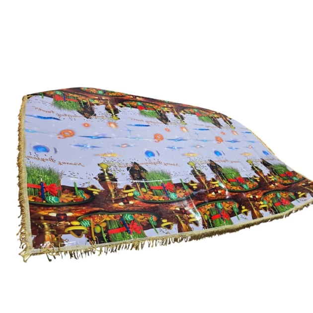 Скатерть Novruz SHA-00006127, прямоугольная, разноцветная, 150x210 см Скатерть Novruz SHA-00006127, прямоугольная, разноцветная, 150x210 см