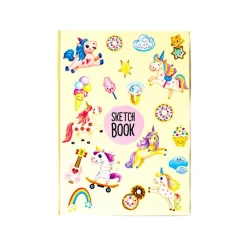 Скетчбук Единороги со сладостями