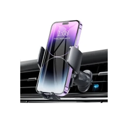 Автомобильный держатель на вентиляционную решетку, пластик, черный