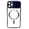 Чехол Auto Focus Magsafe для Apple iPhone 11 Pro Max Transparent Purple Чехол Auto Focus Magsafe для Apple iPhone 11 Pro Max Transparent Purple