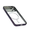 Чехол Auto Focus Magsafe для Apple iPhone 11 Pro Max Transparent Purple Чехол Auto Focus Magsafe для Apple iPhone 11 Pro Max Transparent Purple