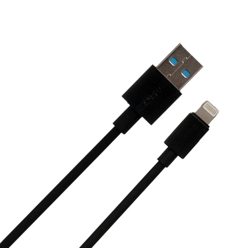 Kabel USB Celebrat CB-18-A-L Type-A to Lightning, qara