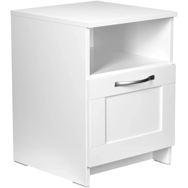 Прикроватная тумба Mio Tesoro Сириус 2.02.03.010.1, ДСП, белый, 39.1x41.2x53.1 см Прикроватная тумба Mio Tesoro Сириус 2.02.03.010.1, ДСП, белый, 39.1x41.2x53.1 см