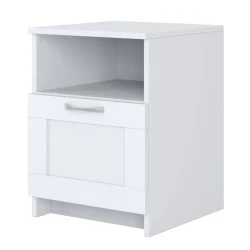 Прикроватная тумба Mio Tesoro Сириус 2.02.03.010.1, ДСП, белый, 39.1x41.2x53.1 см Прикроватная тумба Mio Tesoro Сириус 2.02.03.010.1, ДСП, белый, 39.1x41.2x53.1 см