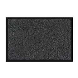 Коврик придверный, 40x60 см, полипропилен, антрацит