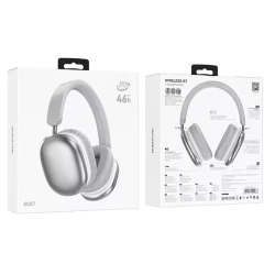 Беспроводные наушники Borofone BO27 Rhyme Silver + беспроводные наушники Borofone BW83 White В подарок
