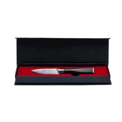 Tərəvəz üçün mətbəx bıçağı Gipfel Laminili 9885, tiyə 9 sm, polad, gümüşü, qara