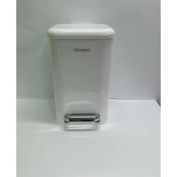 Zibil vedrəsi Homara HM008, plastik, ağ, 27х40 sm