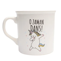 Кружка с надписью O Zaman Dans!, 250 мл, разноцветная