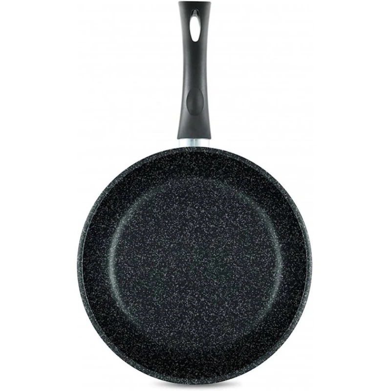 Сковородка Нева Металл Каменная Чёрный Гранит 18124, 24 см, алюминий, черная