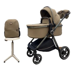 Детская коляска Kidilo A8-azr911, бежевая