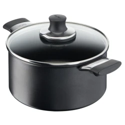 Кастрюля Tefal TIT 1X Excellence, титан, черная, 20 см