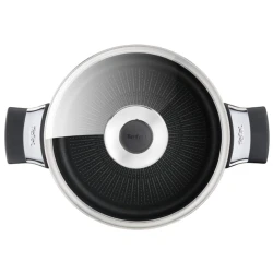 Кастрюля Tefal TIT 1X Excellence, титан, черная, 20 см