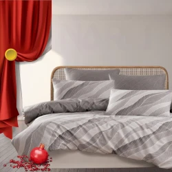 Yataq dəsti Narlı 001115, yorğan üzü 160x220 sm, mələfə 180x240 sm, yastıq üzü 50х70 sm, birnəfərlik, pambıq, rəngbərəng