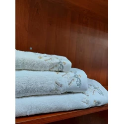 Полотенце банное MiraNova FS-185, хлопок, 70×140 см, белое