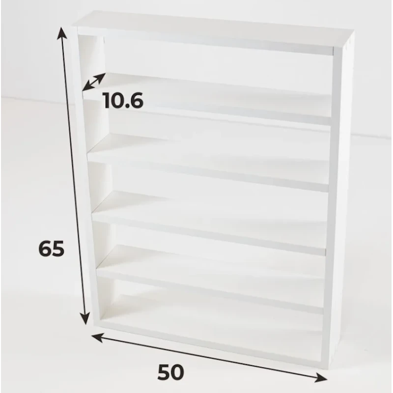 Полка настенная Line 12115575, ЛДСП, белая, 50x10.6x65 см Полка настенная Line 12115575, ЛДСП, белая, 50x10.6x65 см