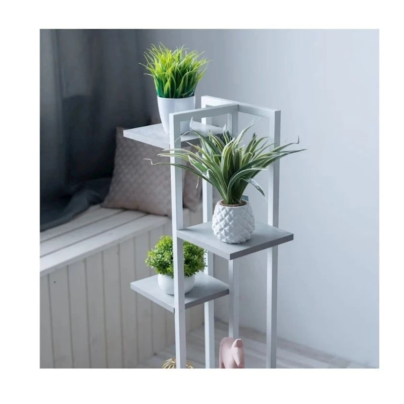 Stellaj 3563_LoftAlFlWhite, 50x23x117 sm, LDSP, ağ