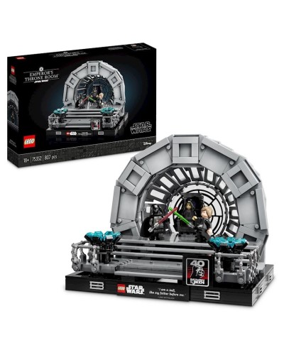 Konstruktor LEGO Star Wars Emperor's Throne Room™ Diorama 75352, 18+ yaş, 807 hissə