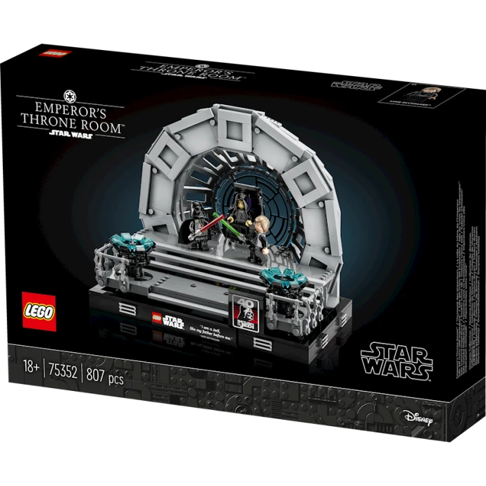 Konstruktor LEGO Star Wars Emperor's Throne Room™ Diorama 75352, 18+ yaş, 807 hissə