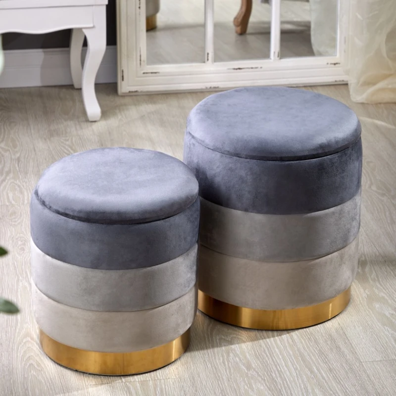 Пуфик 75, ткань, серый, 40x35x35 см Пуфик 75, ткань, серый, 40x35x35 см