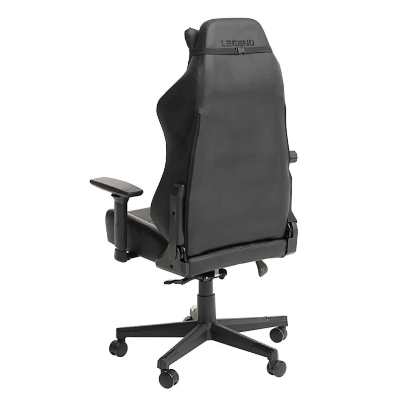 Игровое кресло JYSK Abildaa 3601165, 70x70x124-133 см, черное Игровое кресло JYSK Abildaa 3601165, 70x70x124-133 см, черное