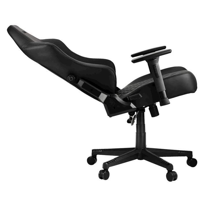 Игровое кресло JYSK Abildaa 3601165, 70x70x124-133 см, черное Игровое кресло JYSK Abildaa 3601165, 70x70x124-133 см, черное