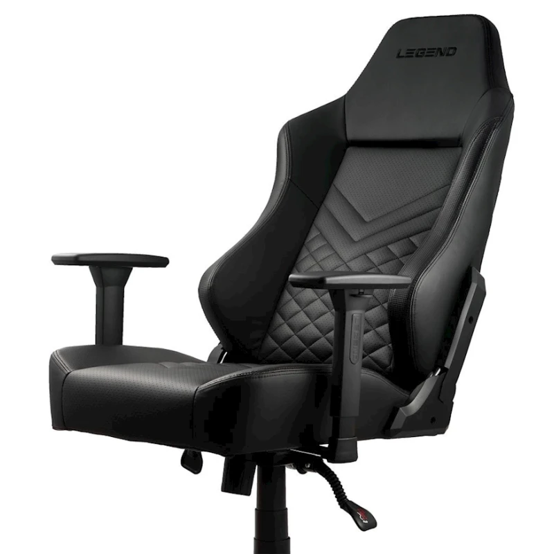 Игровое кресло JYSK Abildaa 3601165, 70x70x124-133 см, черное Игровое кресло JYSK Abildaa 3601165, 70x70x124-133 см, черное