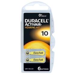Батарейки Duracell Activair Hearing AID 10 1.45V, 6шт