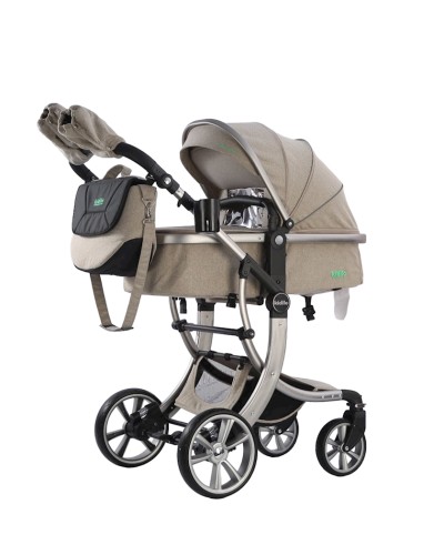 Uşaq arabası Kidilo G600+C, bej