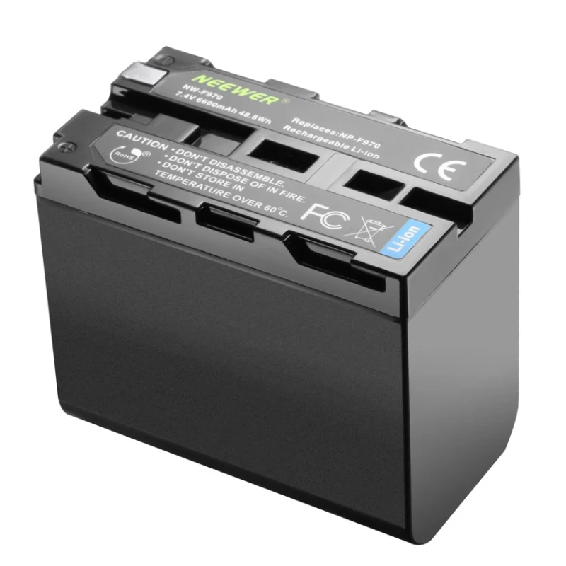 Комплект аккумулятора и адаптера для фотоаппарата Neewer NP-F970, 2 шт Комплект аккумулятора и адаптера для фотоаппарата Neewer NP-F970, 2 шт