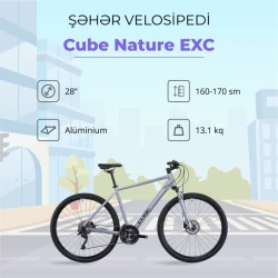 Городской велосипед Cube Nature EXC 2TKR_3229, 28
