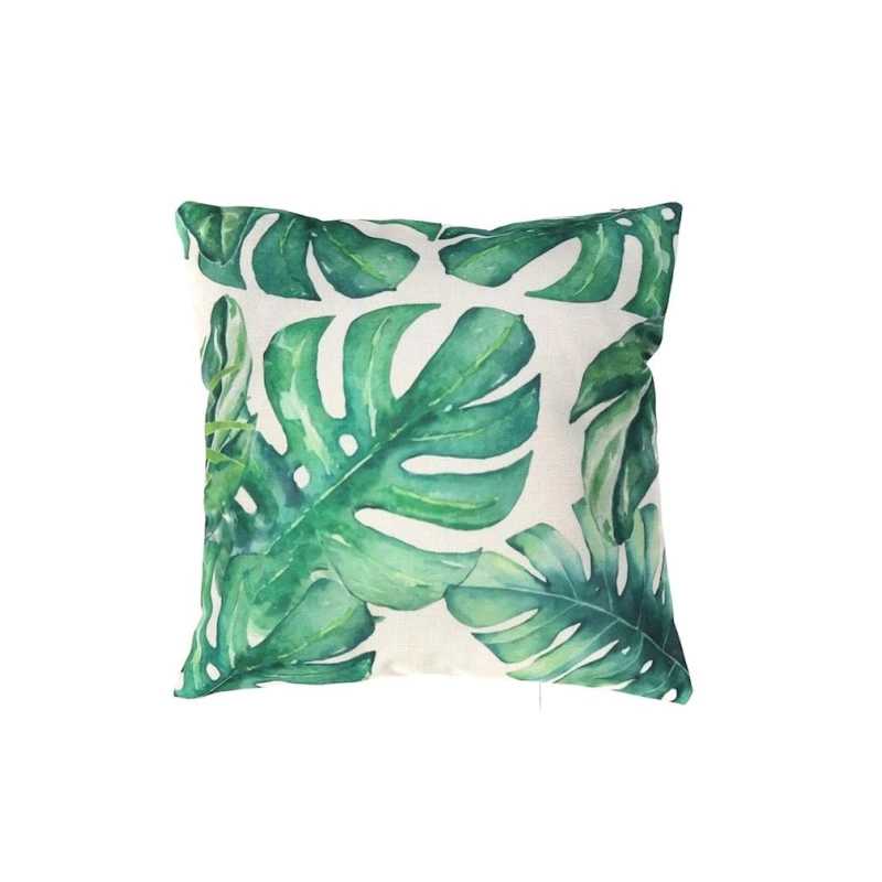 Чехол Hom-me 105553, 45x45 см, белый/зеленый