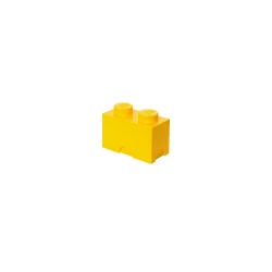 Коробка для хранения LEGO Brick 2, желтая, 12,5x25x18 см, пластик