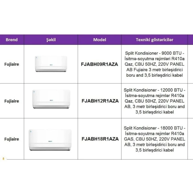 Кондиционер Fujiaire FJABH18R1AZA Кондиционер Fujiaire FJABH18R1AZA