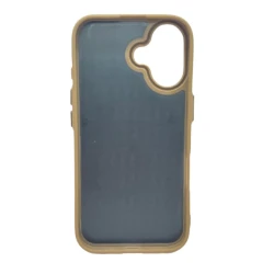 Чехол для Apple iPhone 16 Crocodile Brown