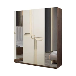 Шкаф Art Mebel Art-180-49, бежевый, 200х180х47 см