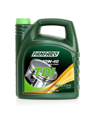 Yarısintetik motor yağı Fanfaro TDI 10W-40, 5 L