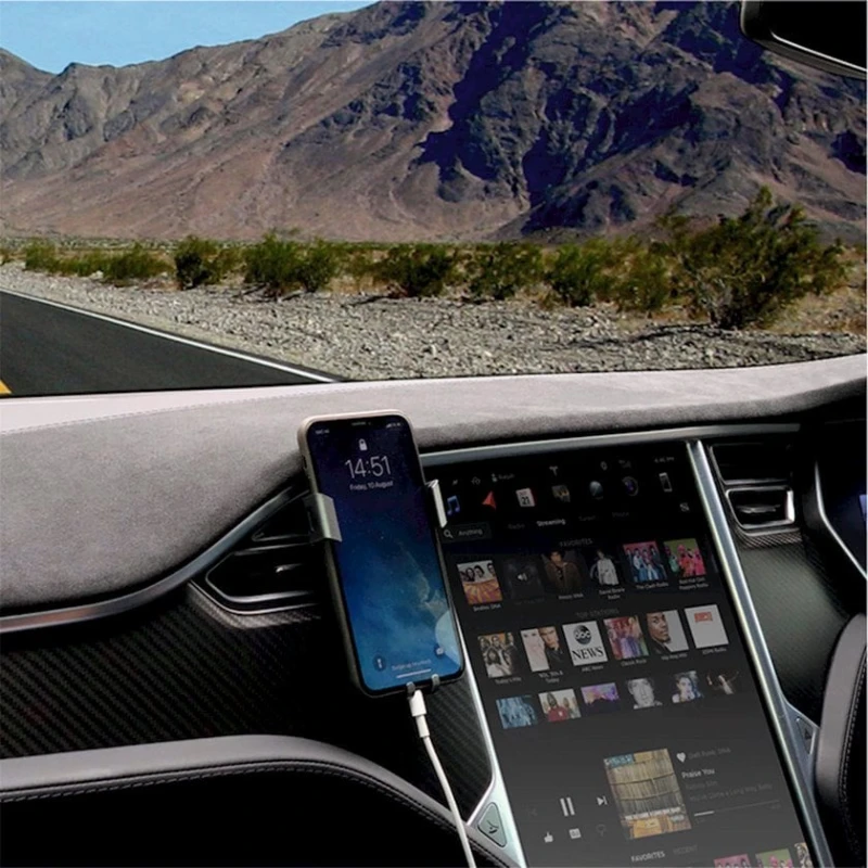 Автомобильный держатель для телефона Brand Сharger Mounty Серый