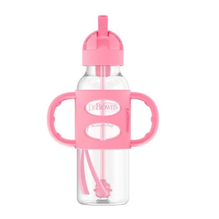 Borucuqla fincan Dr Brown's Milestones SB81101-İNTLX, çəhrayı, 250 ml, 6+ ay Borucuqla fincan Dr Brown's Milestones SB81101-İNTLX, çəhrayı, 250 ml, 6+ ay