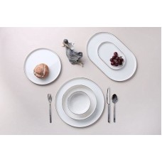 Nahar dəsti Porland Chopin 04ALM006747, 27 parça, 6 nəfərlik, farfor, ağ