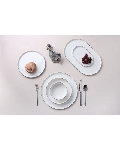 Nahar dəsti Porland Chopin 04ALM006747, 27 parça, 6 nəfərlik, farfor, ağ