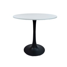 Masa Del Groups Arc 258, MDF/metal, ağ/qara, 85x73x85 sm